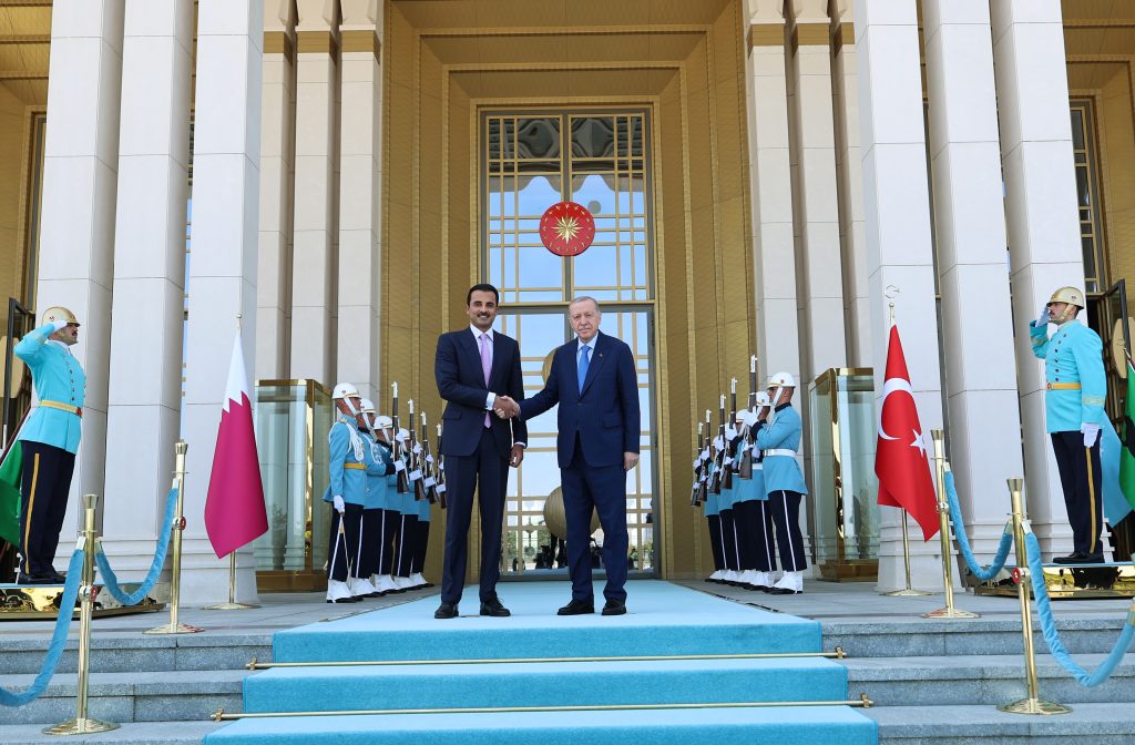 Cumhurbaşkanı Erdoğan Al Sani İle Bir Araya Geldi