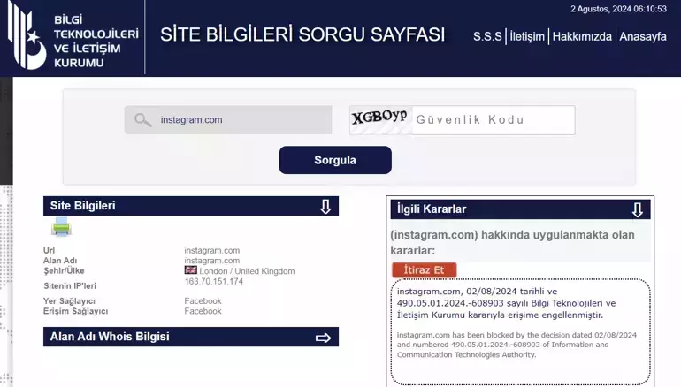 Instagram Bugün (4 Ağustos) Açılır mı, Ne Zaman Açılacak? Ulaştırma ve Altyapı Bakanlığı'ndan Açıklama Geldi!