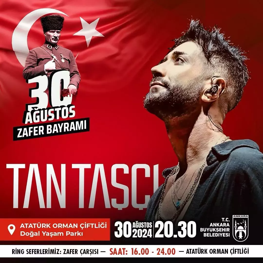30 Ağustos 2024 Ücretsiz Ankara Konserleri Nerede? Hangi Sanatçılar Var? Saat Kaçta? Ankara 30 Ağustos Konser Takvimi