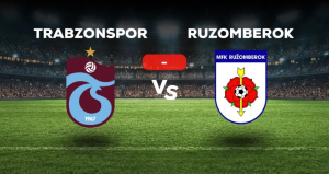 Trabzonspor, UEFA Avrupa Konferans Ligi’nde Ruzomberok ile mücadele etti. Maçın