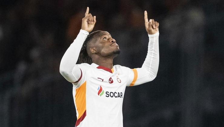 Galatasaray’ın Belçikalı futbolcusu Michy Batshuayi, Young Boys karşısında attığı 2