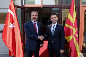 Bakan Fidan, Kuzey Makedonya Dışişleri ve Dış Ticaret Bakanı Timco