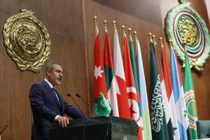 Bakan Fidan, Mısır’ın başkenti Kahire’de, Arap Ligi 162. Dışişleri Bakanları