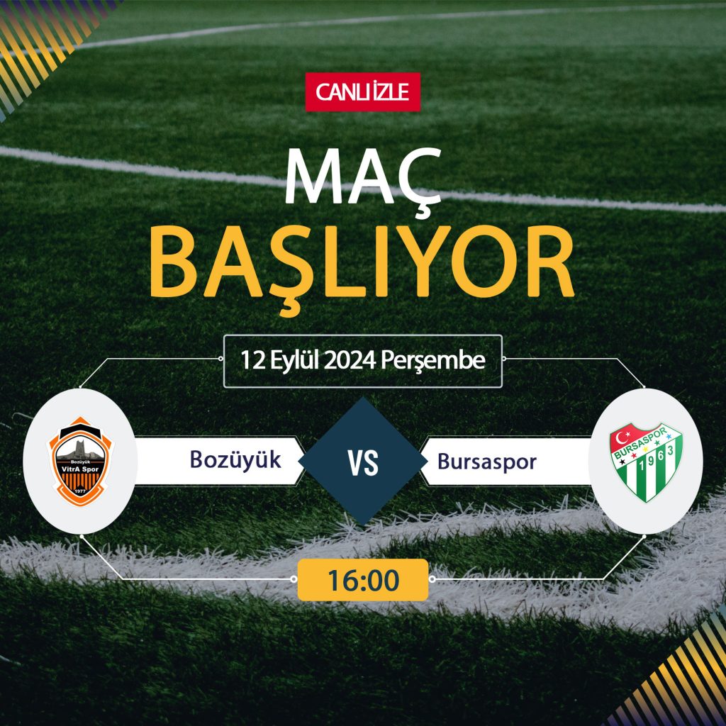 Bozüyük Vitraspor Bursaspor maçı