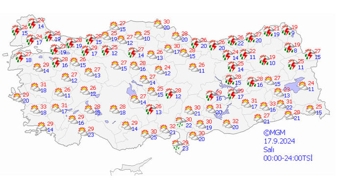 Meteoroloji Uyardı: 5 Bölgede Sağanak