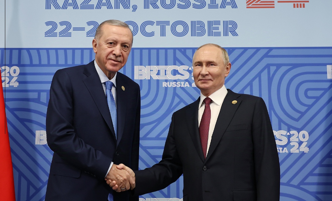 Cumhurbaşkanı Erdoğan, BRICS Zirvesi kapsamında Rusya Devlet Başkanı Putin ile