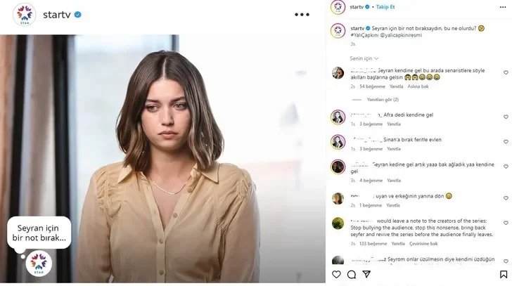 Afra Saraçoğlu’ndan Yalı Çapkını Senaryosuna Tepki: "Kendine Gel!"
