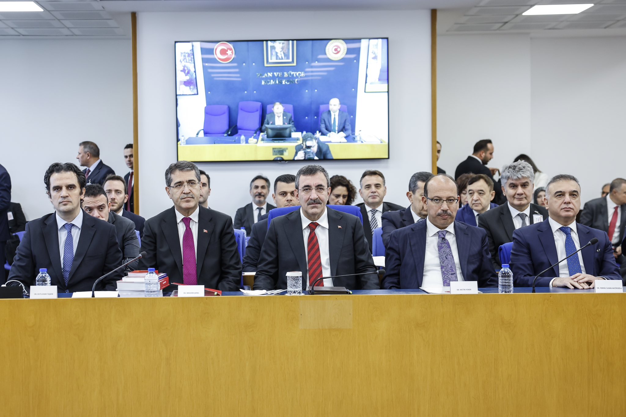 Cumhurbaşkanı Yardımcısı Cevdet Yılmaz, Türkiye Büyük Millet Meclisi Plan ve