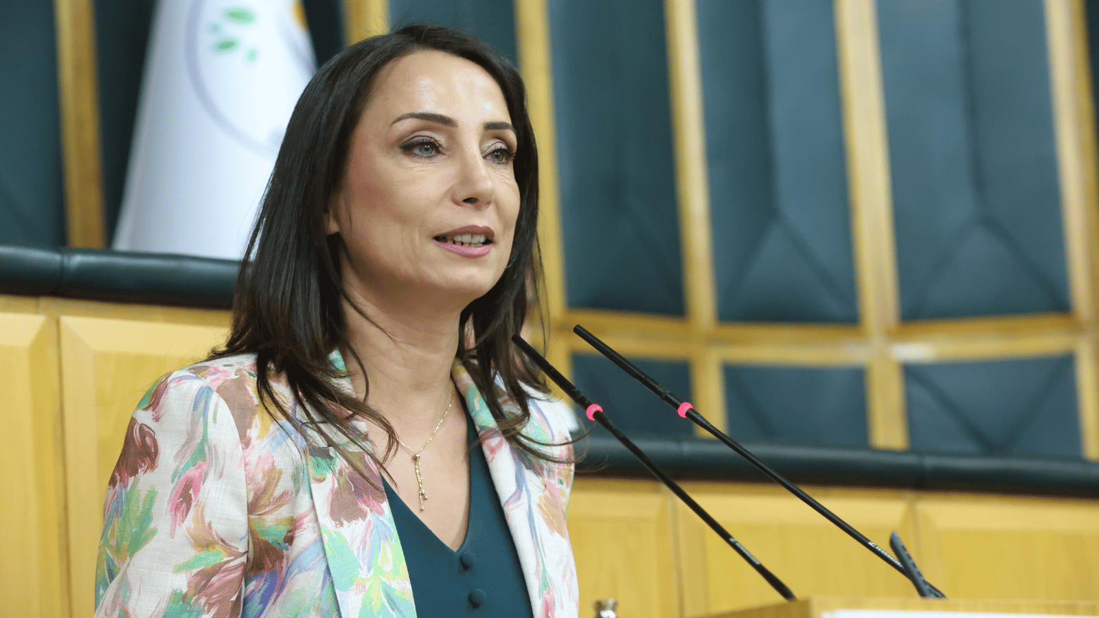 DEM Parti Eş Genel Başkanı Tülay Hatimoğulları Oruç partisinin grup