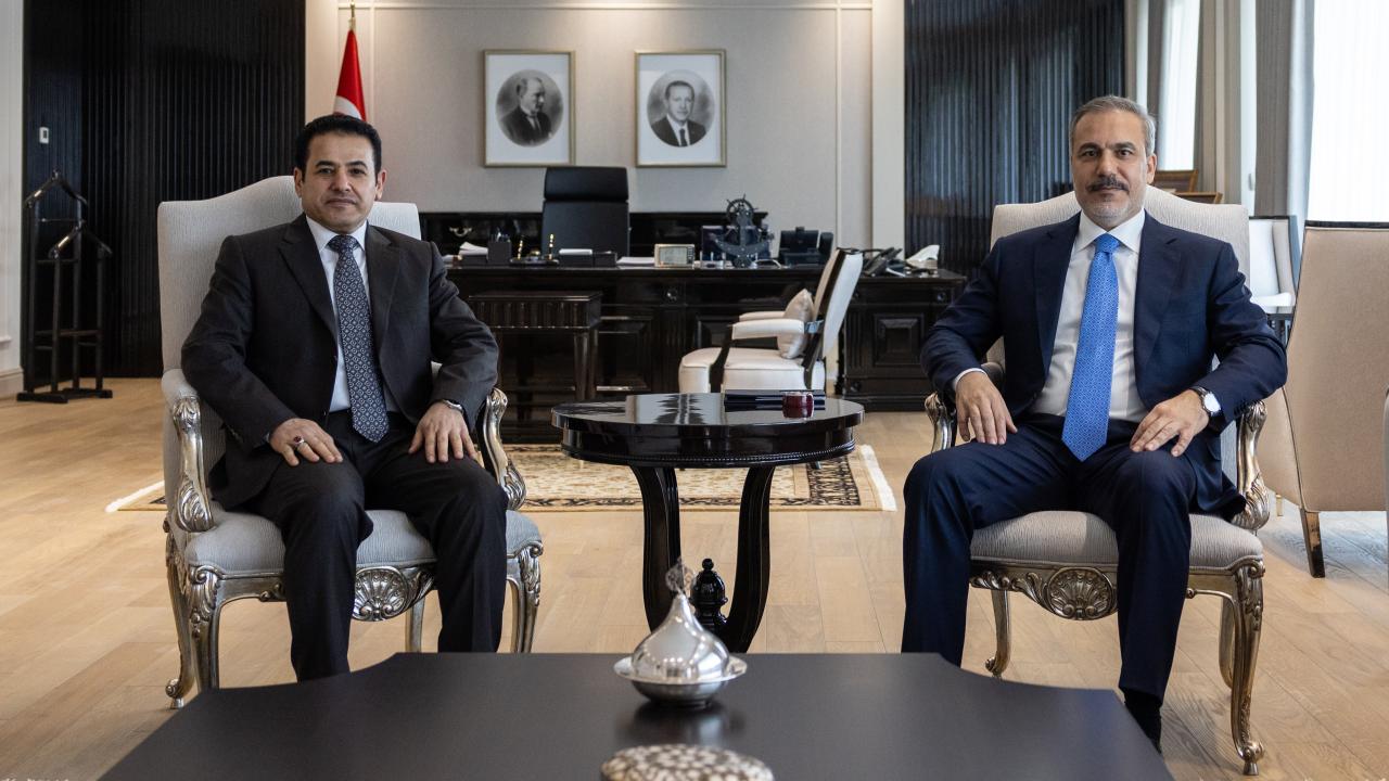 Dışişleri Bakanı Hakan Fidan, Irak Ulusal Güvenlik Müsteşarı Kasım Araci’yi