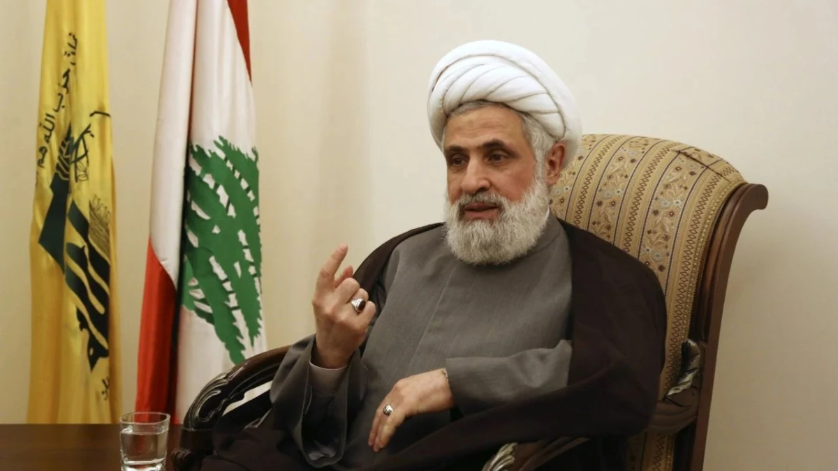 Hizbullah Genel Sekreter Yardımcısı Naim Kasım gerçekleştirdiği konuşmasında İsrail’e yönelik