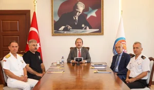 Basın mensuplarıyla bir araya gelen Vali Pehlivan, “Bugün sizlerle Mersin