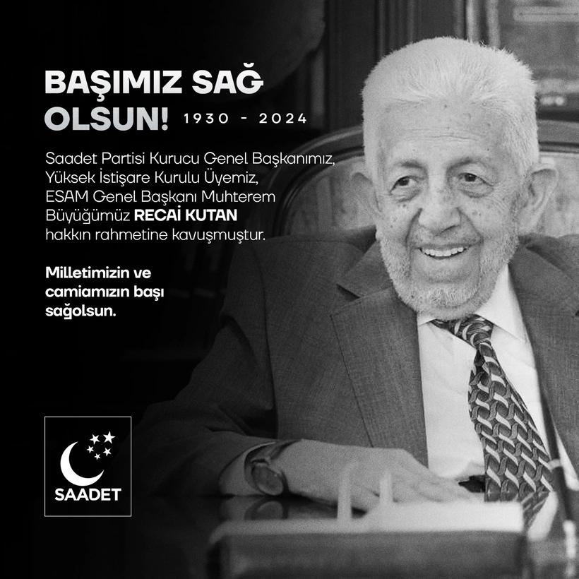 Recai Kutan Kimdir, Cenaze Töreni Ne Zaman? Saadet Partisi Kurucu Genel Başkanı’nın Hayatı ve Siyasi Kariyeri