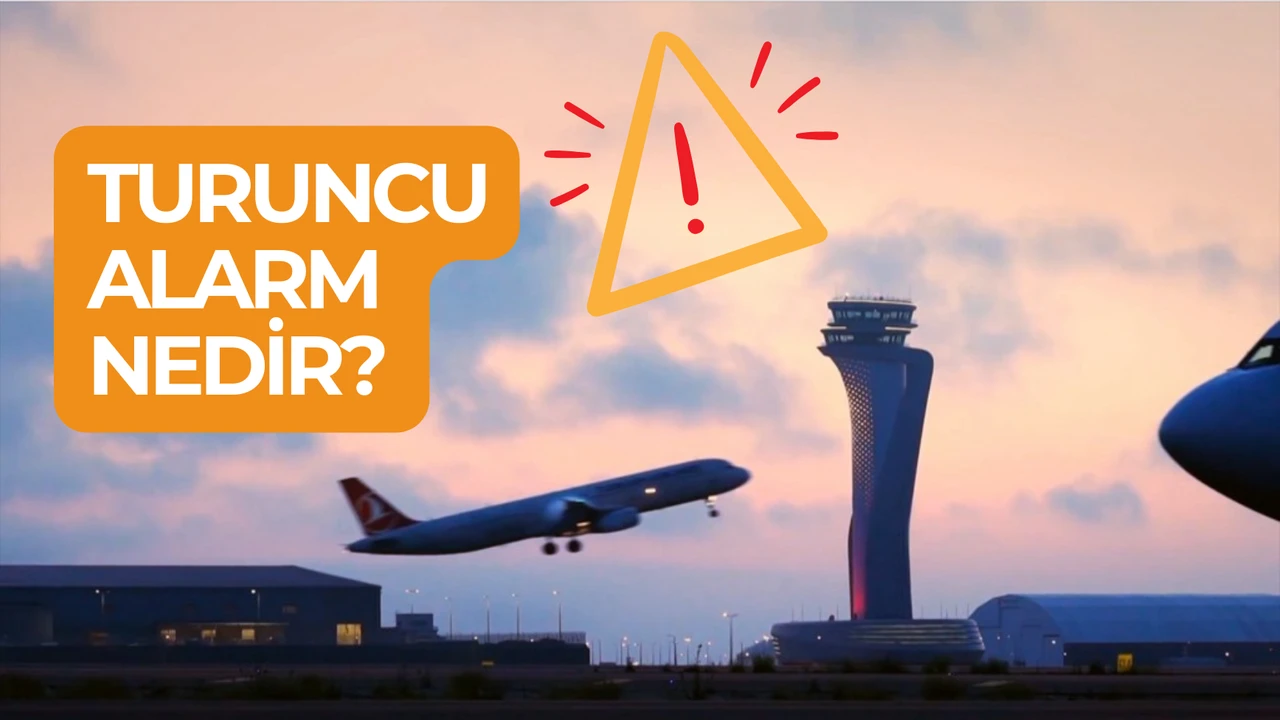  Turuncu alarm, güvenlik tehdit seviyelerini belirlemek için kullanılan renk