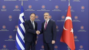 Yetkililerden edinilen bilgiye göre, Dışişleri Bakanı Hakan Fidan, Yerapetritis’in 5