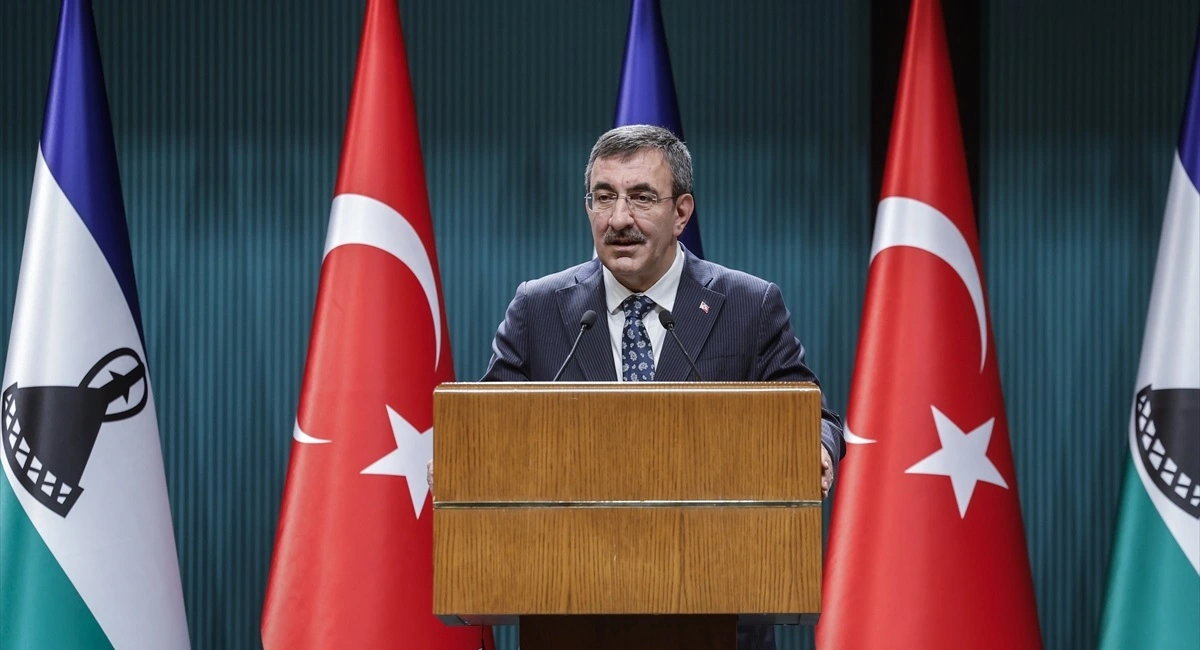 Cumhurbaşkanı Yardımcısı Cevdet Yılmaz, Lesohto Krallığı Başbakanı ile Ankara’da düzenledikleri