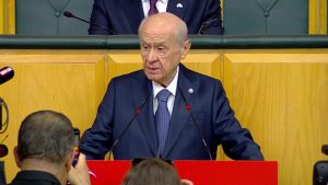 Milliyetçi Hareket Partisi Genel Başkanı Devlet Bahçeli, partisinin grup toplantısında
