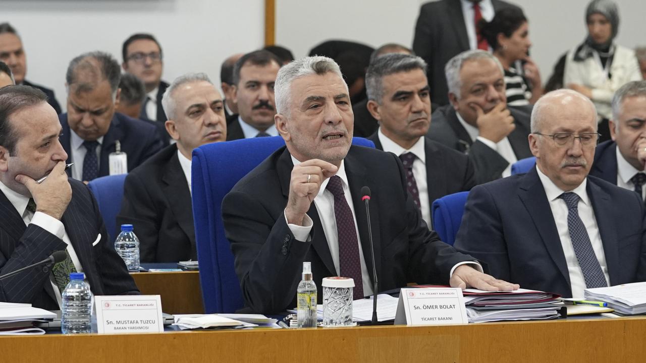 Ticaret Bakanı Ömer Bolat, TBMM Plan ve Bütçe Komisyonunda, Bakanlığı