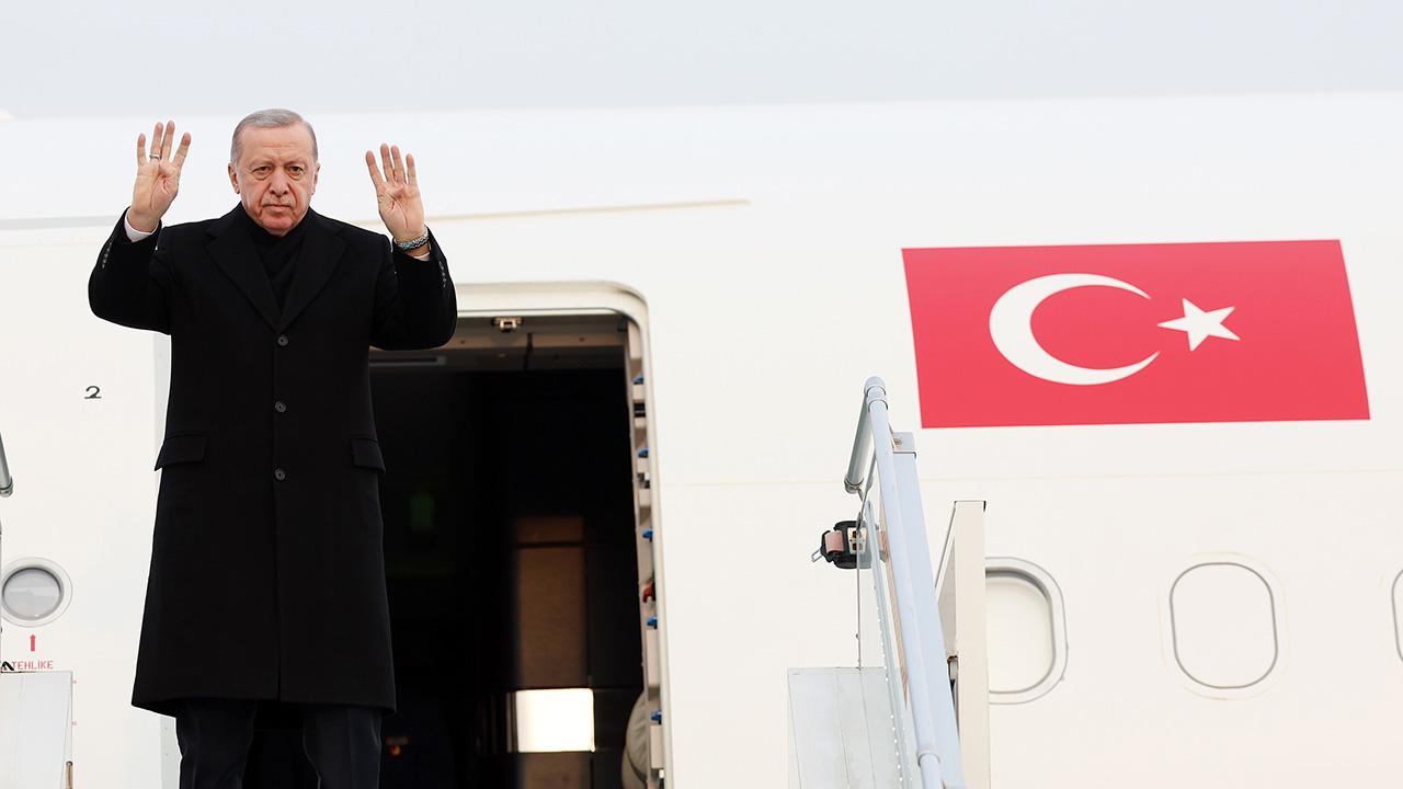 Cumhurbaşkanı Recep Tayyip Erdoğan özel uçağı “CAN” ile İslam İşbirliği