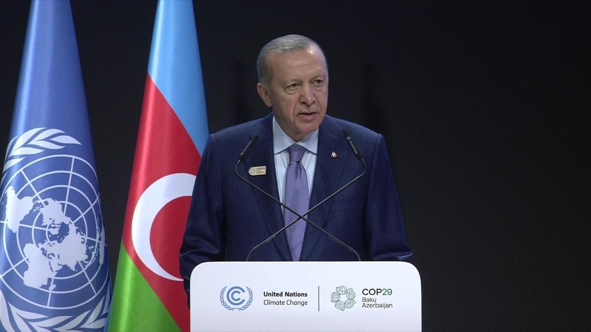 Cumhurbaşkanı Recep Tayyip Erdoğan, Bakü’de “Birleşmiş Milletler İklim Değişikliği Çerçeve