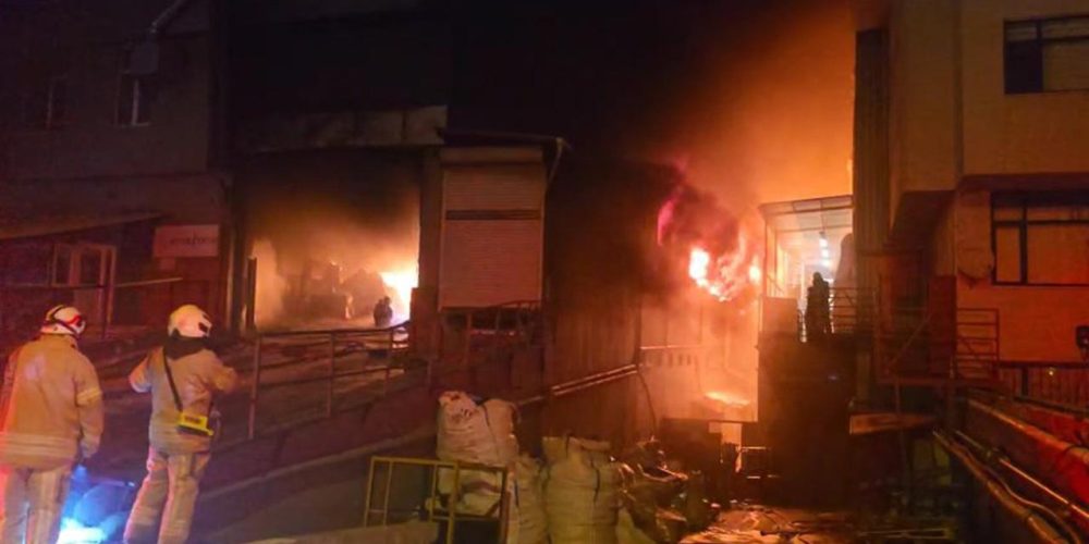 fabrika yangın