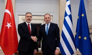 Dışişleri Bakanı Hakan Fidan, Yunanistan Dışişleri Bakanı Yerapetritis ile ortak