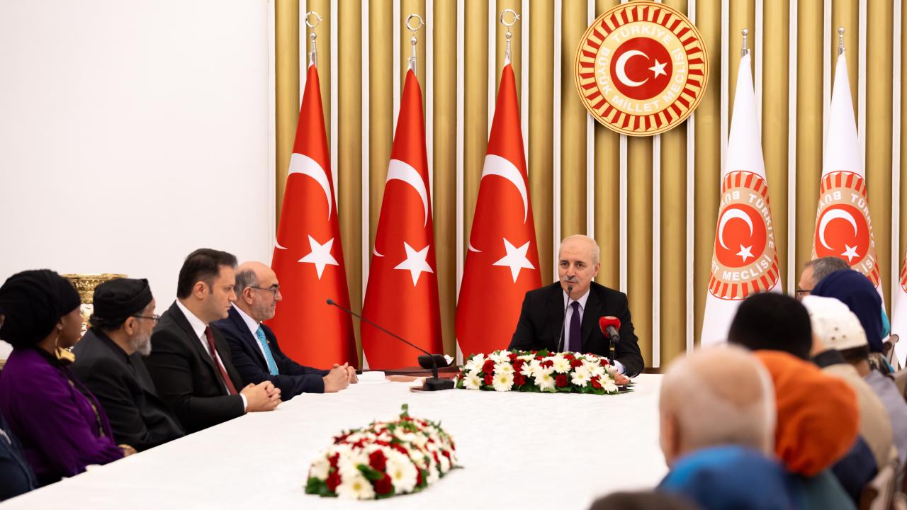 Türkiye Büyük Millet Meclisi Başkanı Numan Kurtulmuş, Amerikalı Müslüman kanaat
