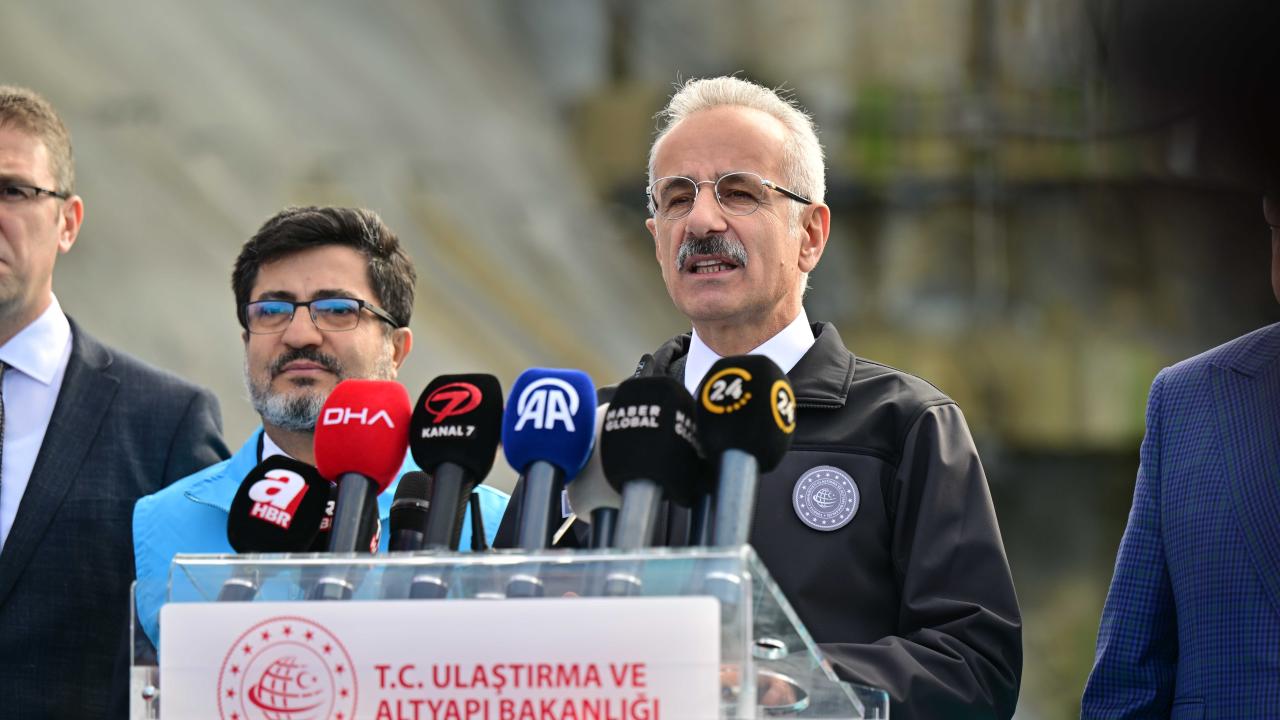 Bakan Uraloğlu, Halkalı-Ispartakule Demiryolu Hattı TBM-1 Işık Görme Töreni’nde yaptığı