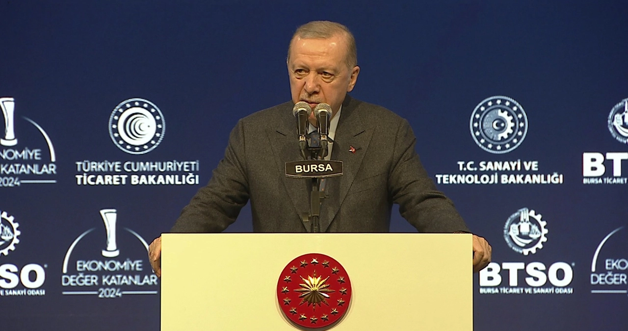 Cumhurbaşkanı Recep Tayyip Erdoğan, Bursa’da “Ekonomiye Değer Katanlar Ödül Töreni”nde