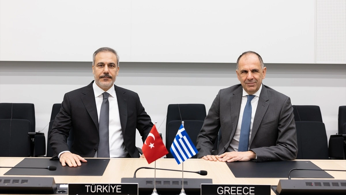 Dışişleri Bakanı Hakan Fidan, Yunanistan Dışişleri Bakanı Yorgos Yerapetritis ile