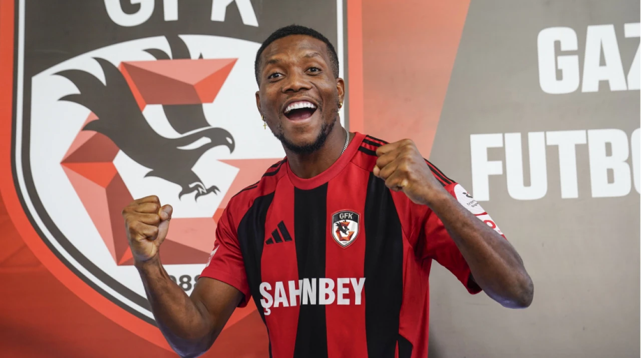 Gaziantep FK’nın Nijeryalı golcüsü David Chiodzie Okereke, Fenerbahçe karşısında attığı