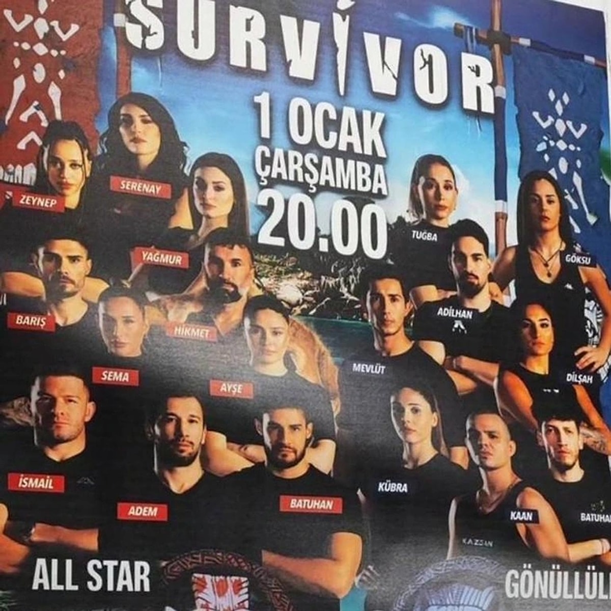 Survivor 2025 Ne Zaman Başlıyor, 1 Ocak’ta mı? All Star ve Gönüllüler Kadrosu Kimler Var?