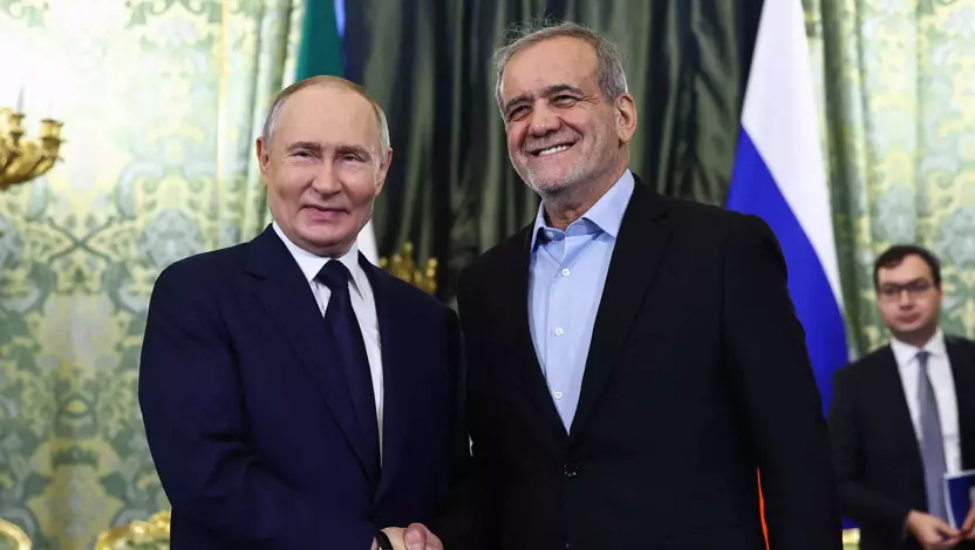 Rusya Devlet Başkanı Vladimir Putin, Moskova’da İran Cumhurbaşkanı Mesud Pezeşkiyan