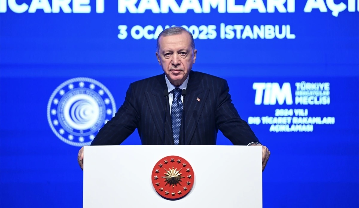 Cumhurbaşkanı Recep Tayyip Erdoğan, Haliç Kongre Merkezi’nde 2024 Yılı İhracat