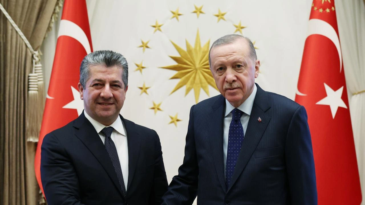 Cumhurbaşkanı Erdoğan, Irak Kürt Bölgesel Yönetimi (IKBY) Başbakanı Barzani’yi kabul