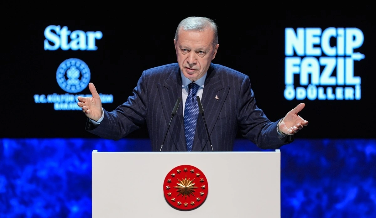 Cumhurbaşkanı Recep Tayyip Erdoğan, bu yıl 11’incisi düzenlenen Necip Fazıl