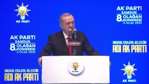 Cumhurbaşkanı ve AK Parti Genel Başkanı Recep Tayyip Erdoğan, Samsun’da