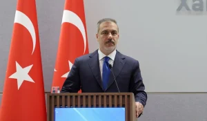 Dışişleri Bakanı Hakan Fidan, resmi ziyarette bulunmak üzere gittiği Bakü’de,