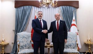 Dışişleri Bakanı Hakan Fidan, Kuzey Kıbrıs Türk Cumhuriyeti (KKTC) Cumhurbaşkanı