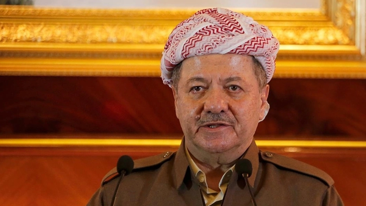Irak’taki Kürdistan Demokrat Partisi (KDP) Başkanı Mesut Barzani, Erbil merkezli
