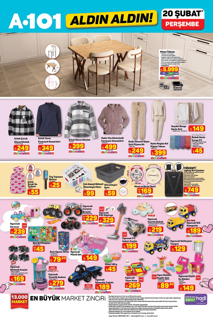 A101 15-21 Şubat Aktüel Kataloğu