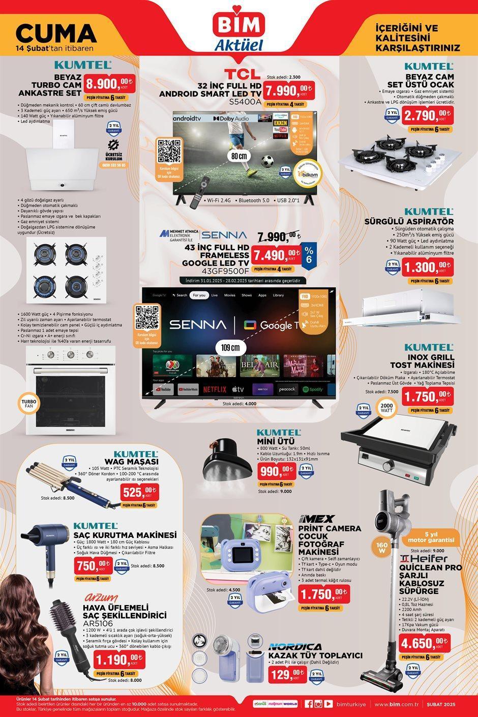 BİM 14 Şubat Aktüel Kataloğu