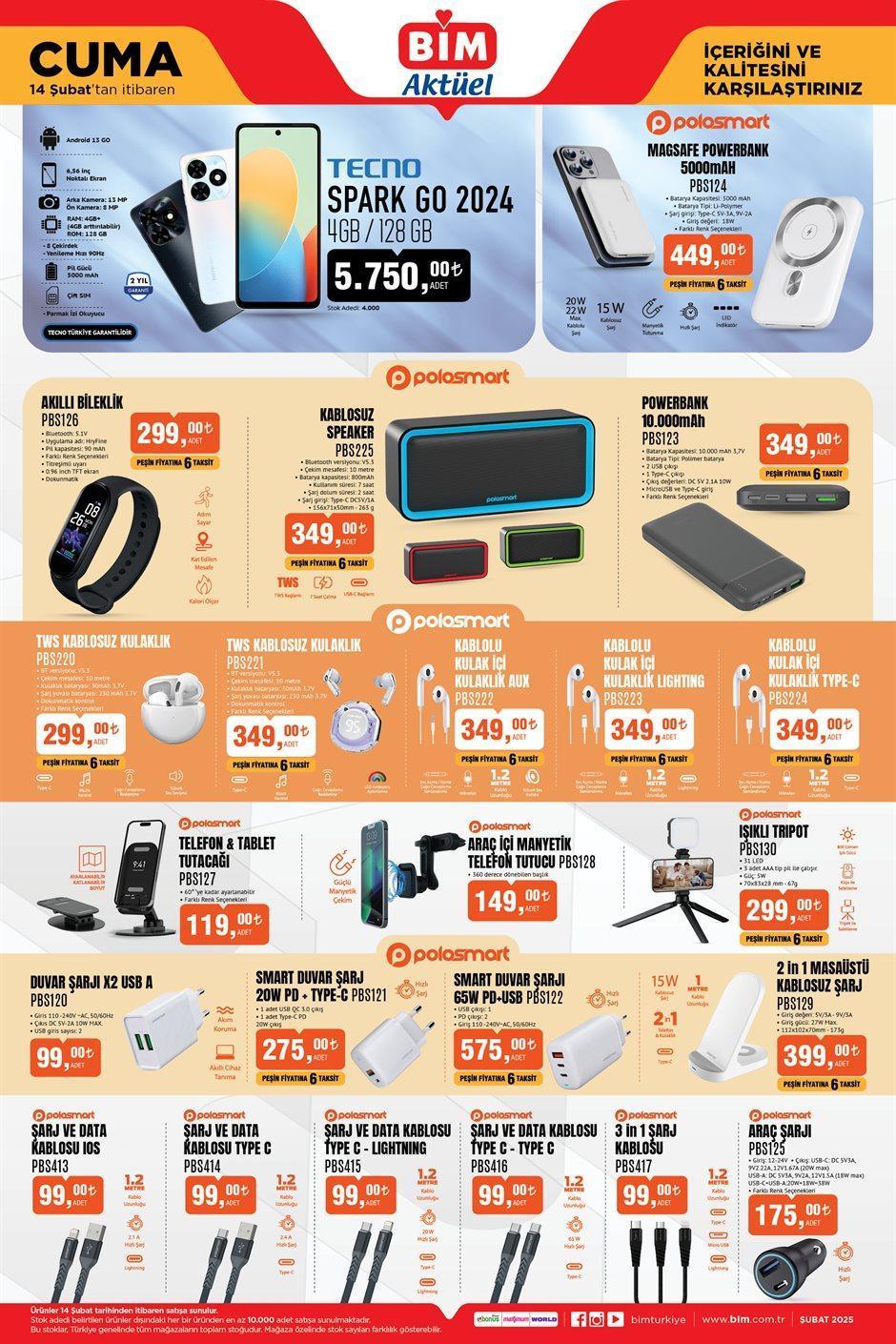 BİM 14 Şubat Aktüel Kataloğu