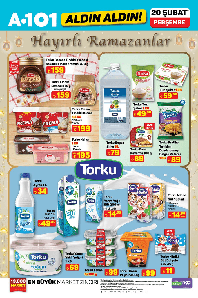 A101 Aldın Aldın Aktüel Kataloğu 20 Şubat