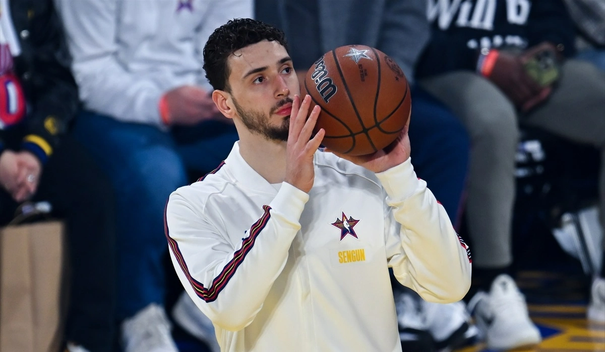 ABD’nin San Francisco şehrindeki Chase Center’ın ev sahipliği yaptığı NBA