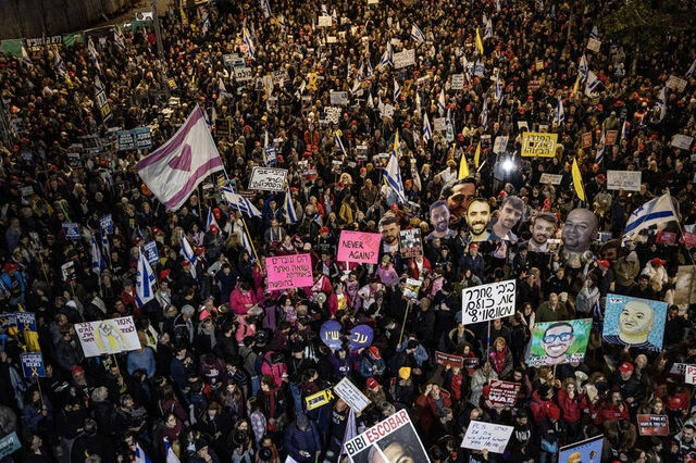 israil esir takası protesto 2