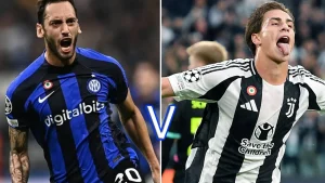 Juventus – Inter maçında Kenan Yıldız ve Hakan Çalhanoğlu karşı