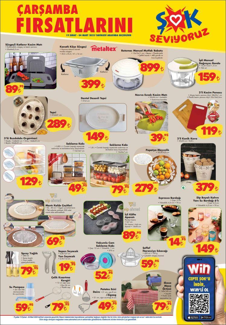 ŞOK Market 19 Şubat-4 Mart Aktüel Kataloğu