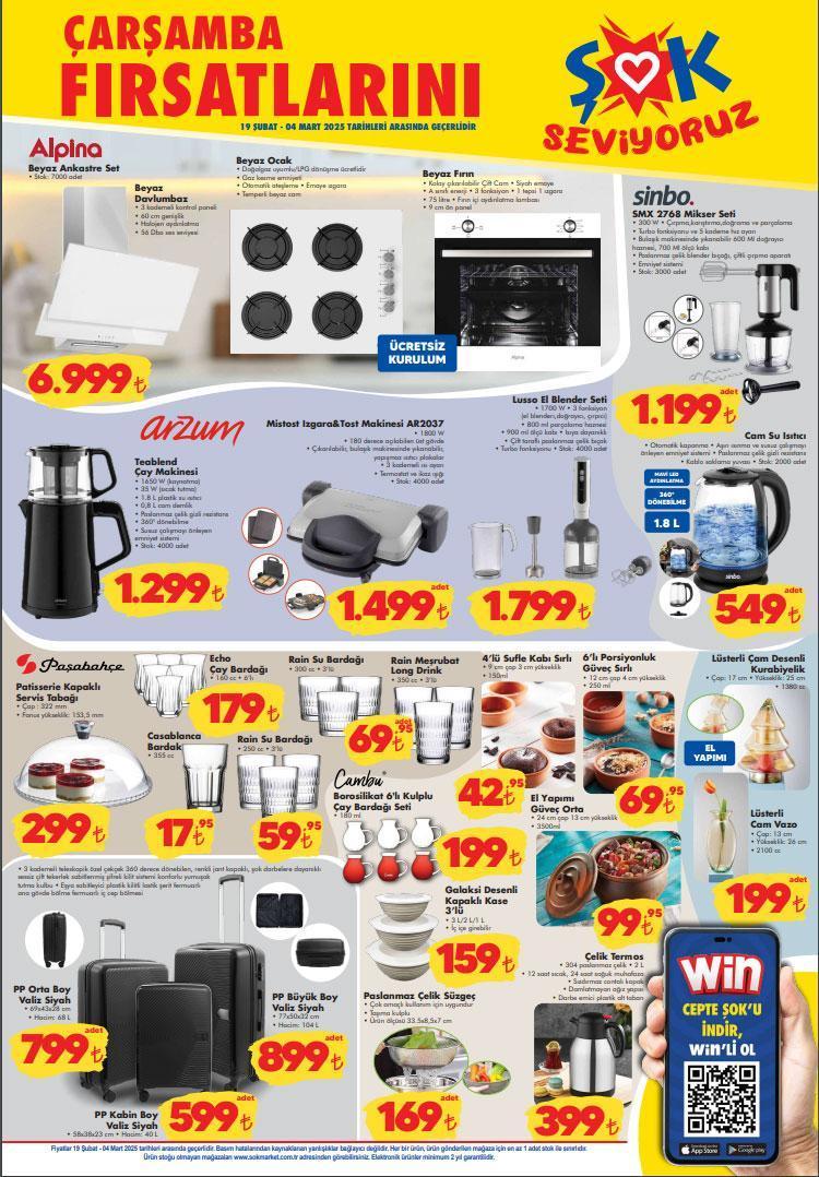ŞOK Market 19 Şubat-4 Mart Aktüel Kataloğu