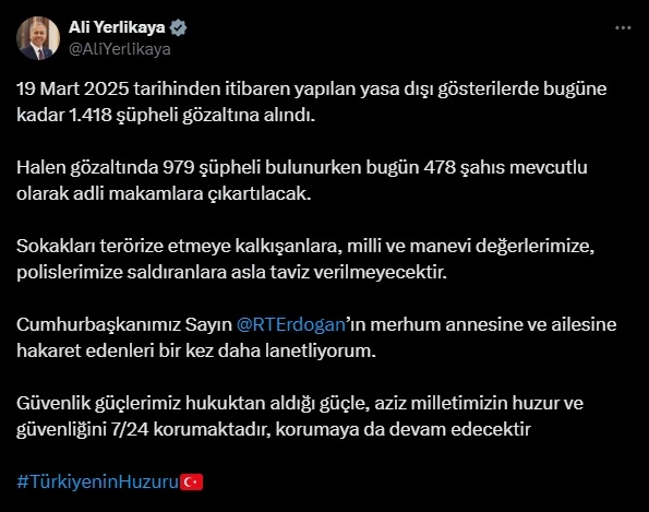 1418 şüpheli x